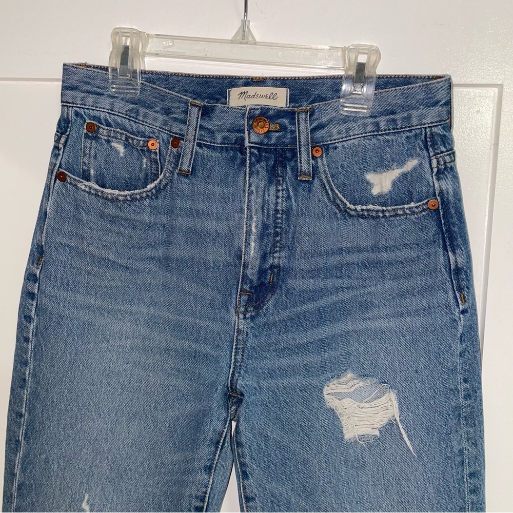 Madewell Blue Straight Leg Jeans
